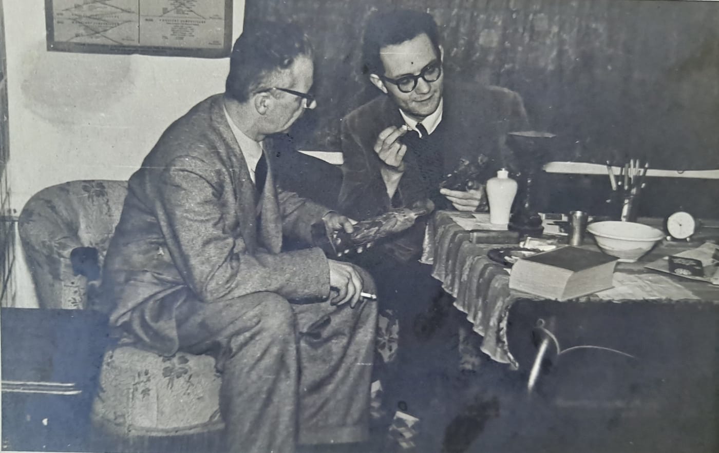 Zygmunt Mycielski and Stanisław Kolodziejczyk, Warsaw, 1957